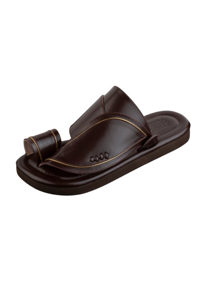 NAD Classic brown gilded arabic sandals  - Image 1