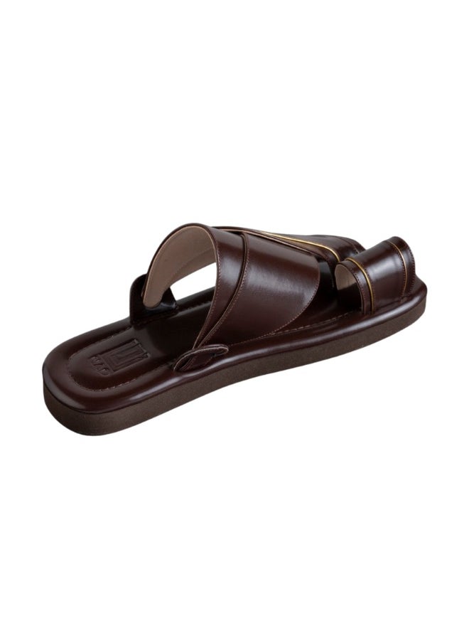 NAD Classic brown gilded arabic sandals  - Image 2