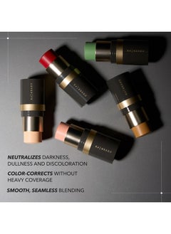 COVER FX Cover FX Correct Stick Green Color Corrector Concealer - Matcha: Neutralize Redness (All Skin Tones) - Brighten + Neutralize Skin Discoloration - Creamy Lightweight Full Coverage  - Image 3