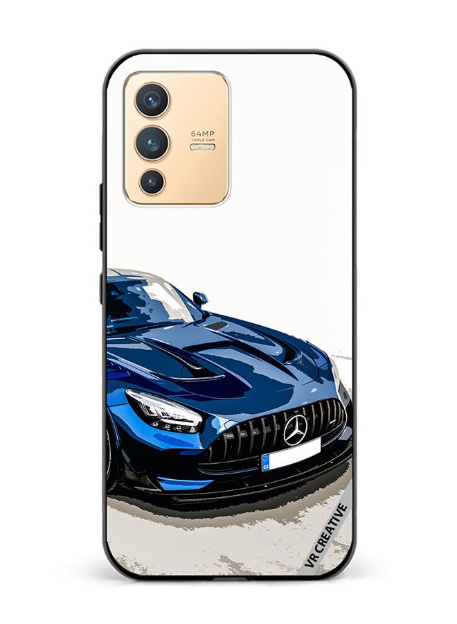 VR CREATIVE Protective Case Cover For Vivo V23 5G Mercedes Design Multicolour - Image 1