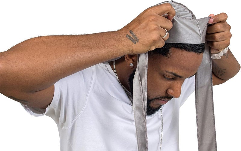 ForceWave Silky Durag for Men Wave Cap Satin Dorag for Men Women 360 Wave - Image 2