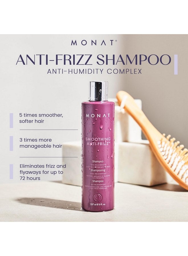MONAT Smoothing Anti-Frizz Set - Natural Frizz Ease Shampoo & Frizz Dismiss Conditioner for Lightweight Frizz Control and Smooth, Shiny Hair - Image 2