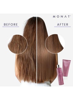 monat MONAT Smoothing Anti-Frizz Set - Natural Frizz Ease Shampoo & Frizz Dismiss Conditioner for Lightweight Frizz Control and Smooth, Shiny Hair  - Image 4