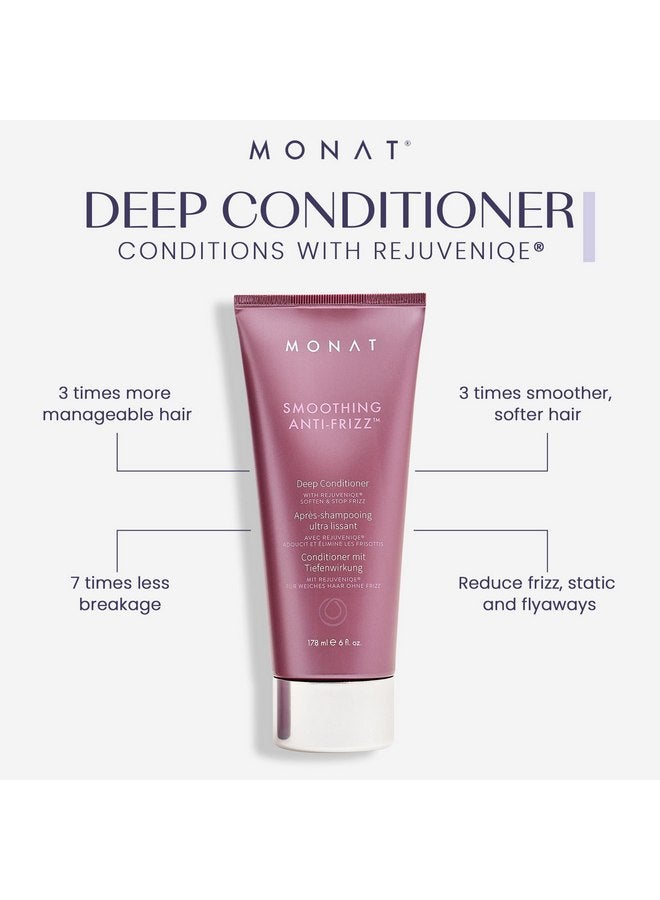 MONAT Smoothing Anti-Frizz Set - Natural Frizz Ease Shampoo & Frizz Dismiss Conditioner for Lightweight Frizz Control and Smooth, Shiny Hair - Image 3