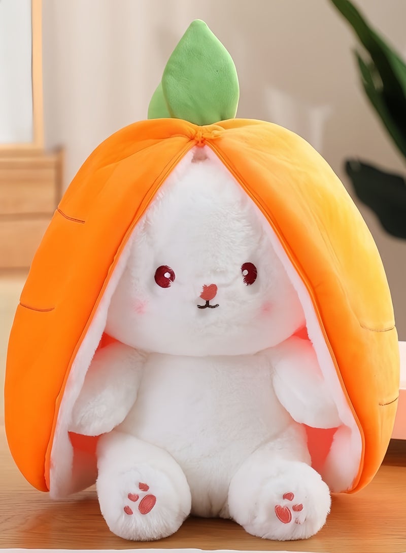 دمى الأطفال، ألعاب قطيفة على شكل أرنب جزر، ألعاب قطيفة على شكل دمية فاكهة بارتفاع 18 سم، عالية الجودة، أفضل هدايا عيد الميلاد، هدايا عيد الأطفال - Image 1