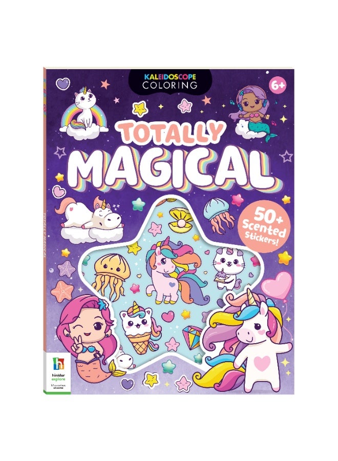 Hinkler Kaleidoscope Coloring Scented Stickers Totally Magical | Colouring Fun For Kids | Art & Craft Kit |Age 6+ - Image 1