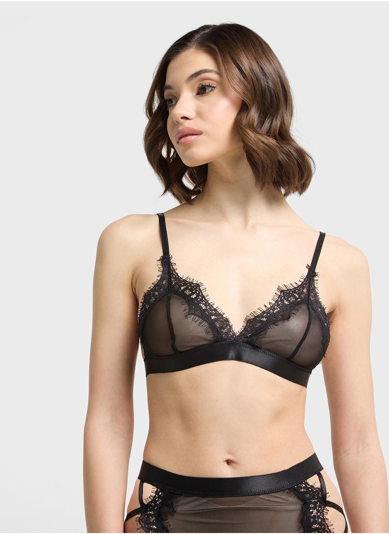 ELLA - Sheer Bra & Brief Set - Image 1
