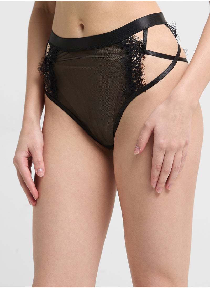 ELLA - Sheer Bra & Brief Set - Image 1