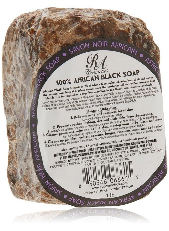 RA COSMETICS African Raw Black Soap 1Lb - Image 1
