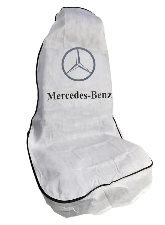 Mercedes-Benz Mercedes-Benz Universal Car Seat Covers 2-Piece Durable Dustproof and Waterproof Seat Protectors Easy Installation, Full Seat Coverage, and Premium Protection for All Vehicles - Image 2