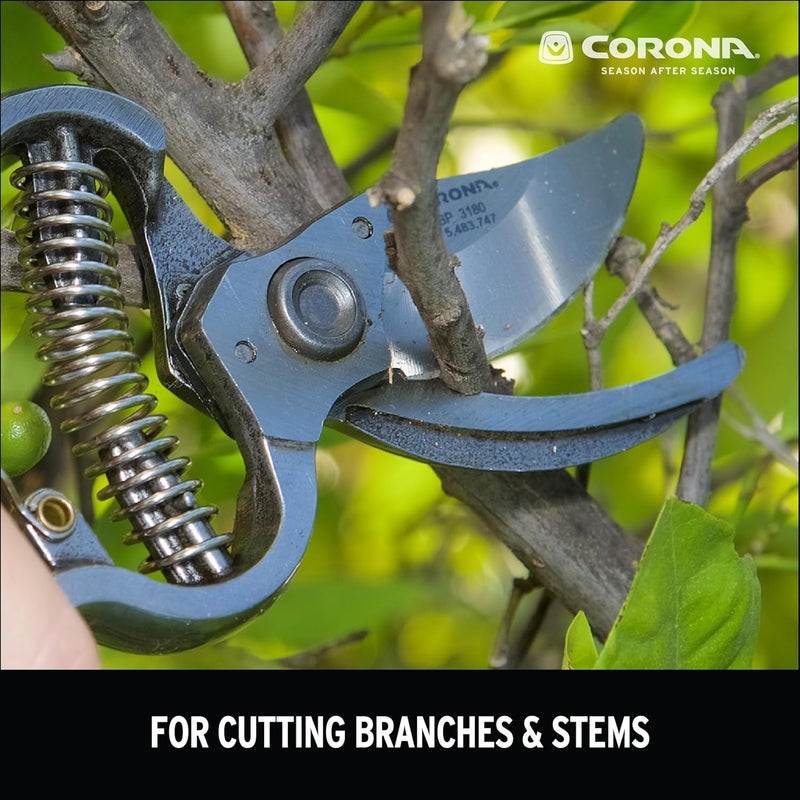 Corona BP 3180D Forged Classic Bypass Pruner with 1 Inch Cutting Capacity, 1", Red - Image 4