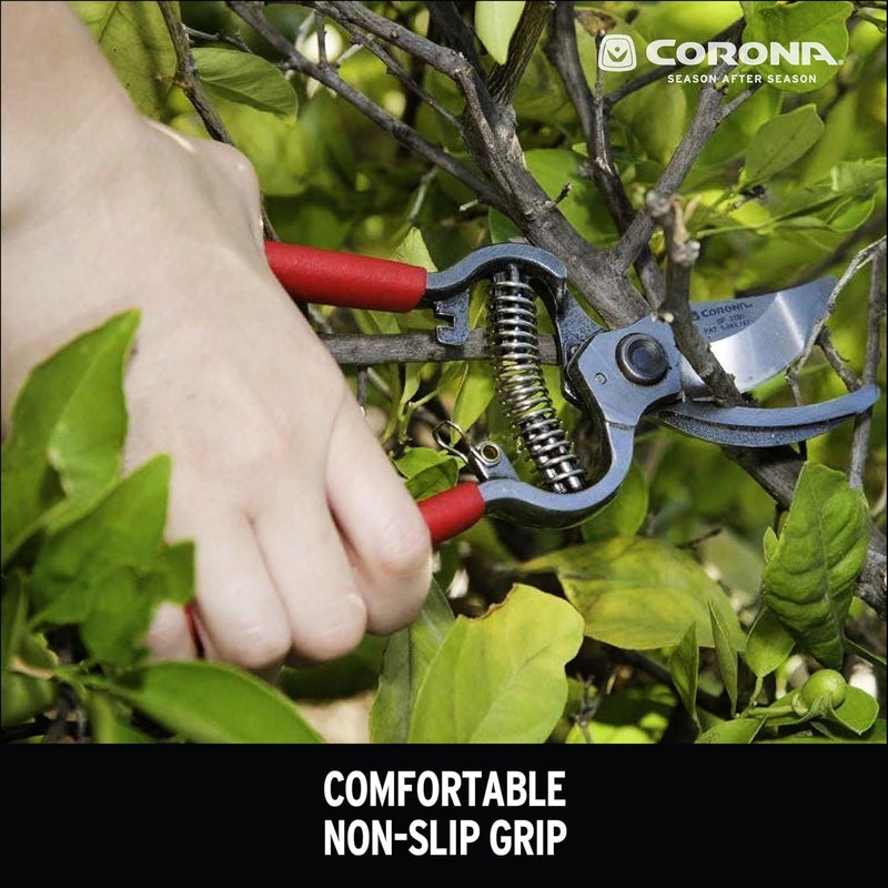 Corona BP 3180D Forged Classic Bypass Pruner with 1 Inch Cutting Capacity, 1", Red - Image 2