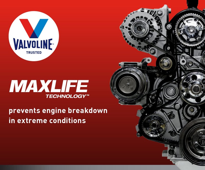 Valvoline زيت محرك فالفولين الاصطناعي بالكامل عالي المسافة بتقنية ماكس لايف SAE 0W-20 1 QT (قد يختلف التعبئة) - Image 5
