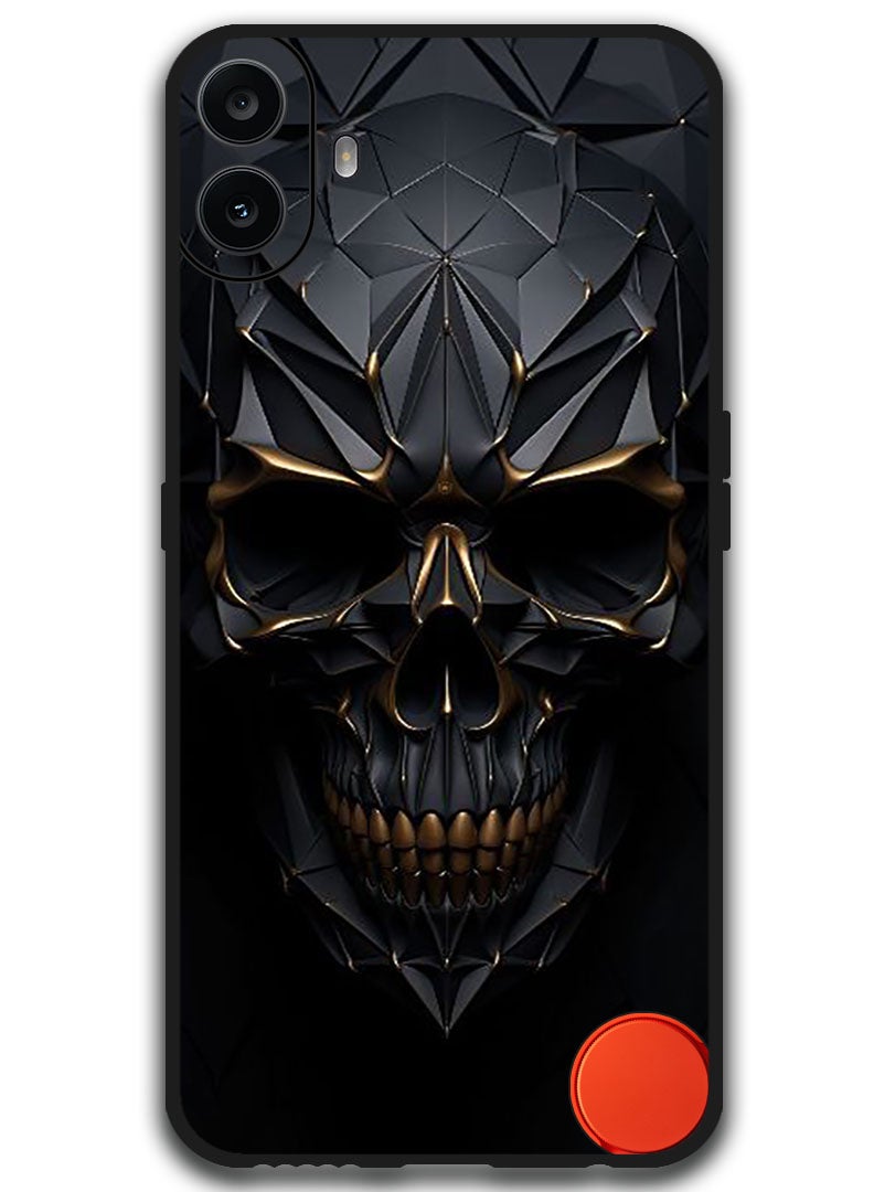 Theodor Protective Case Anti Scratch Shock Proof Bumper Cover For Nothing CMF Phone 1 Skull Art - Image 1