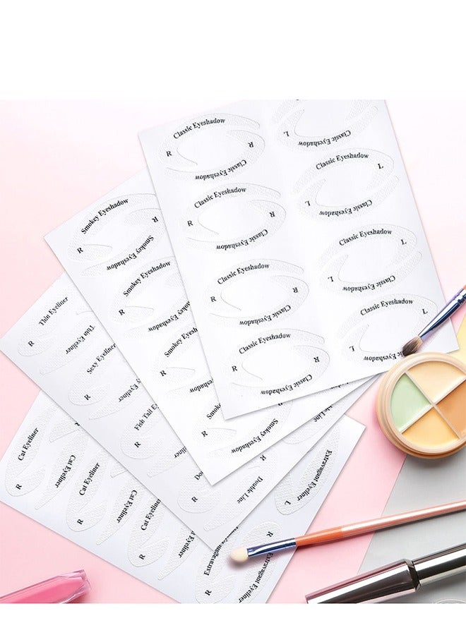 SOLARAE 24 Pieces Eyeliner Eyeshadow Template - Image 4