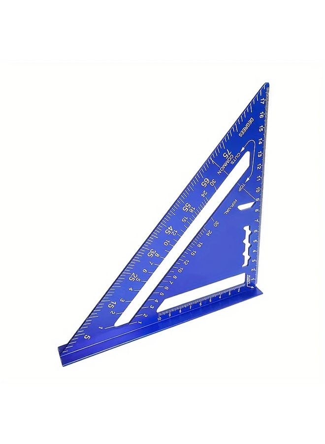 Red Aluminum Triangle Plate 7 Inch Metric British Profile Black Oxidized 90 45 Degrees Square - Image 5