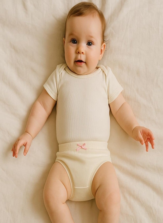 Adhigams Printed Cotton Sleeveless Baby Vest & Soft Cotton Panties Set | Pack of 2 Innerwear for Kids | Unisex Underwear for 12-18 Months | Breathable, Stretchable & Rash-Free Toddler Panty Set - Image 3