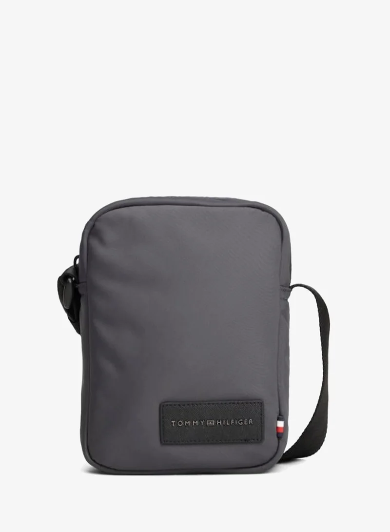 Textile Logo Patch Crossbody Reporter Bag