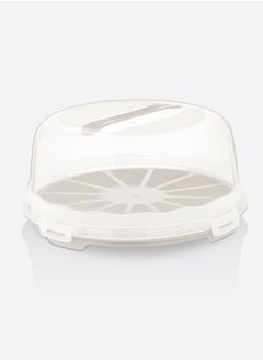 dunya Plastic Cake Plate with Cover 30 CM  - Image 1