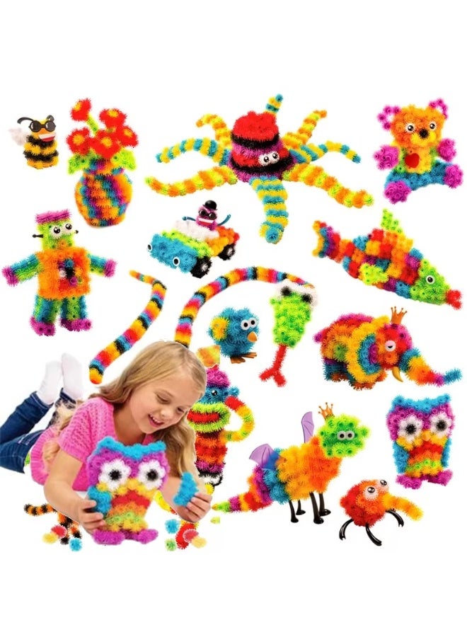 400 pieces of ball-shaped building blocks connected toys, free to assemble toys, stimulate children's imagination, suitable for children over 4 years old, (random colors) - Image 3