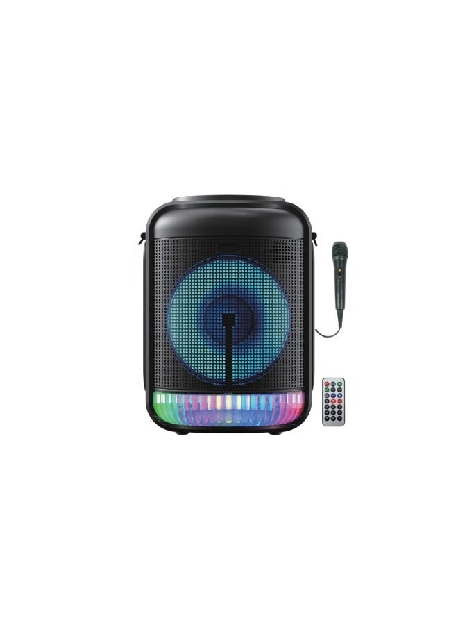 tenplus Portable speaker with microphone and remote control. It's the perfect device to enjoy your favorite music in high-quality sound. Ideal for parties, special occasions, weddings, seminars, and more, from Tenplus. - Image 1