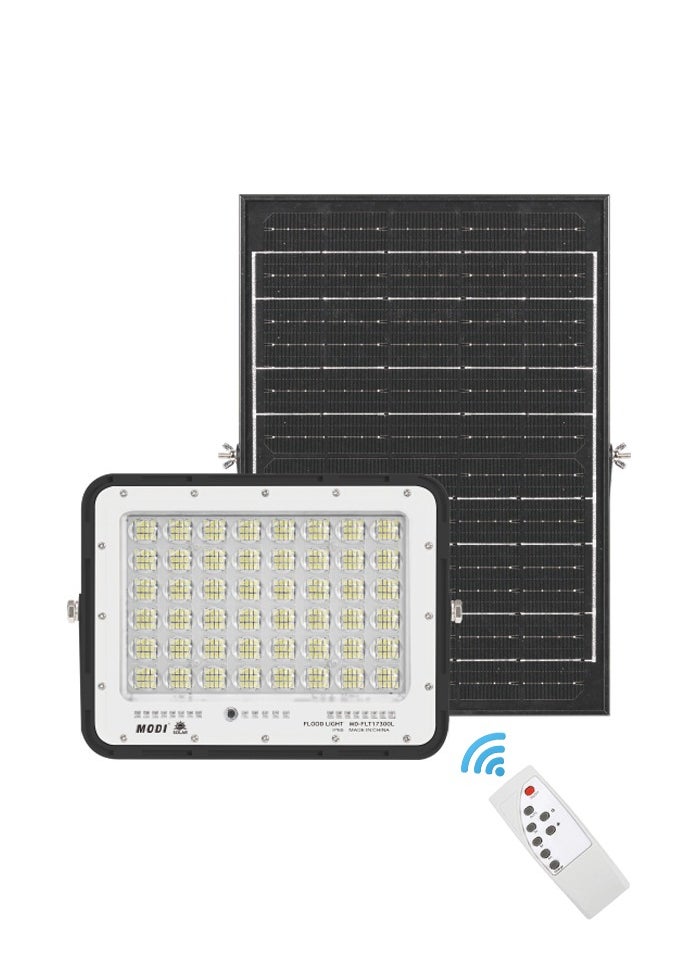 MODI - Solar Flood Light 300W IP65 with Timer And Remote Control – Super Bright, Waterproof Outdoor Security Light - Image 1