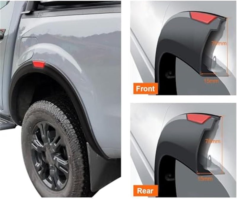 Wivplex Fender Flares for Nissan Navara Frontier 2021-2023 - Image 4