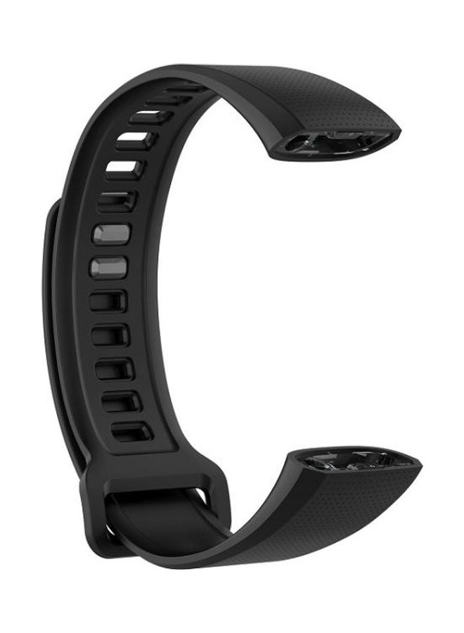 Loquat For Huawei Band 2 Pro / Band 2 / ERS-B19 / ERS-B29 Sports Bracelet Silicone Strap Black - Image 3