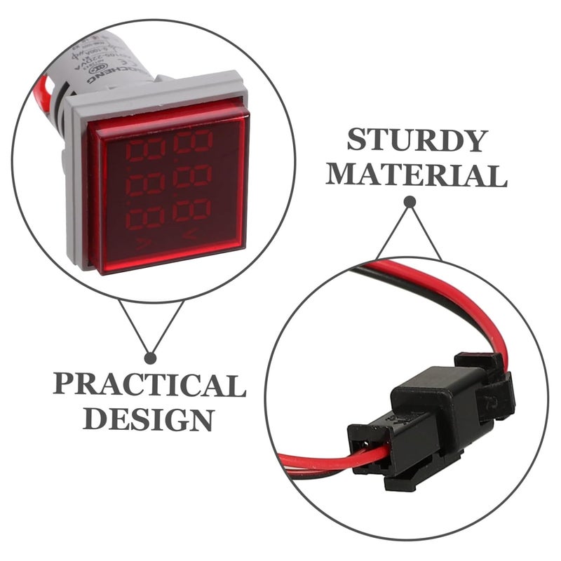 Digital Voltmeter Led Display Accurate Voltage Tester Voltage Detector for Easy Installation for Circuit Testing and Monitoring - Image 4
