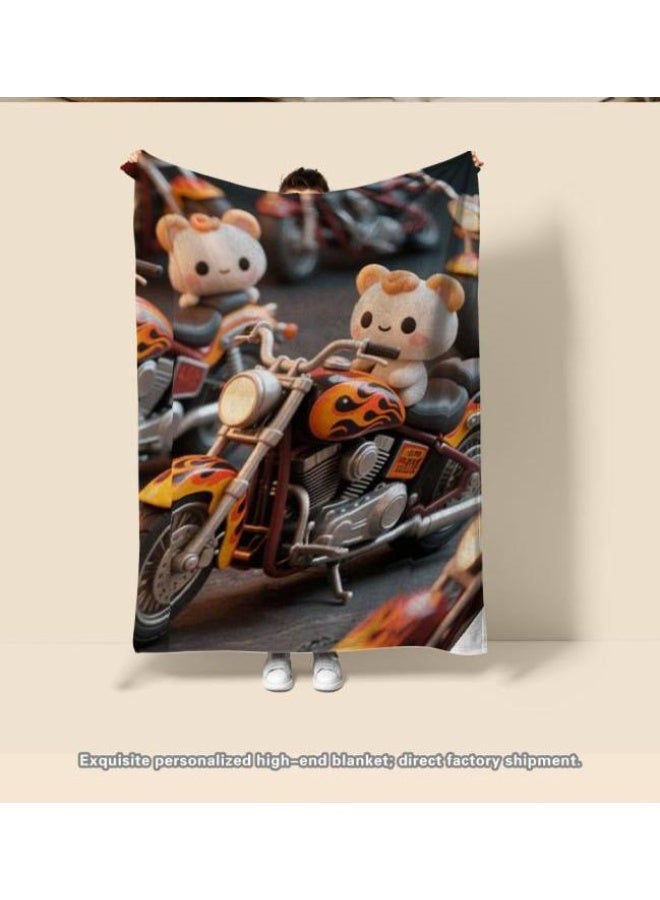 general Children's or student cartoon flannel thin blanket (warm and comfortable, suitable for sleep, games) 100cm*150cm - Image 3