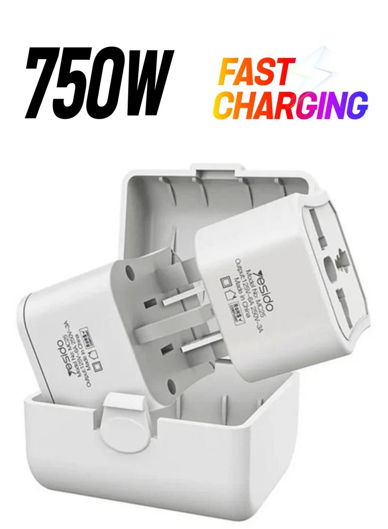 YESIDO MC25 750W Universal Power Adapter - Image 1
