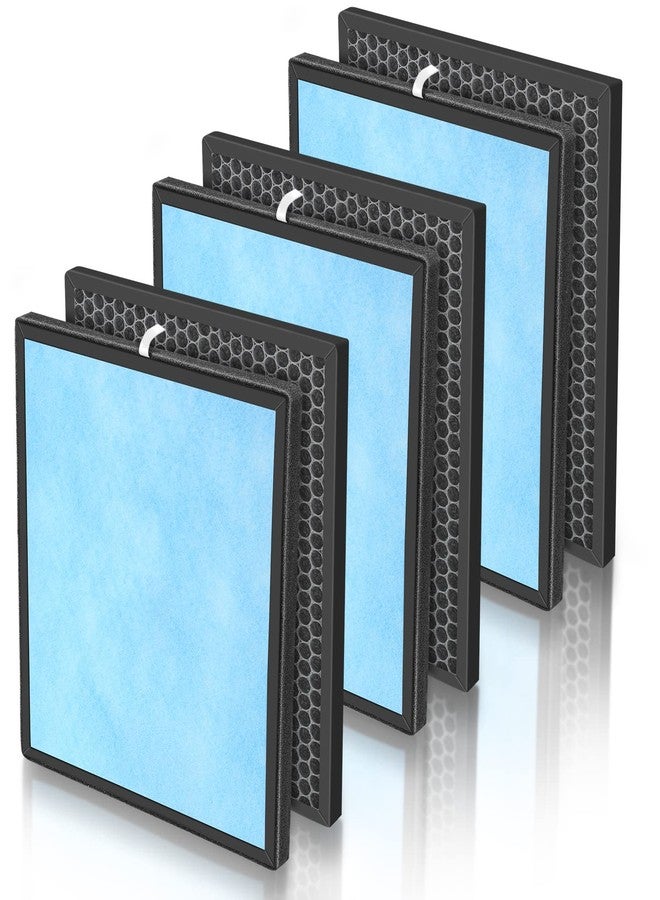 isinlive 3 Pack Filter Replacements for HSP001 Smart True HEPA Air Purifier, 4 Stage Filtration of Fine Pre-Filter, Activated Carbon, Cold Catalyst and H13 True HEPA Filter - Image 1