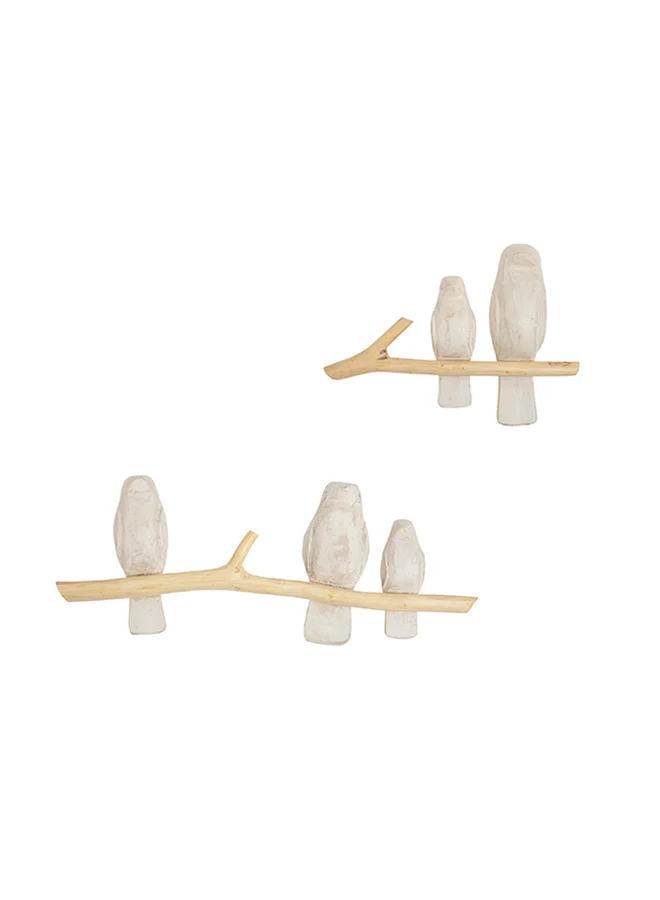 كرين بيبي قطعتان ديكور جداري مجثم