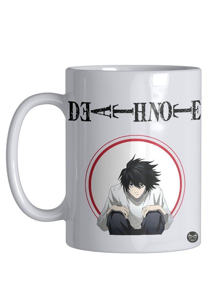 ريمان ديزاين كوب ابيض بطباعة تصميم أنمي