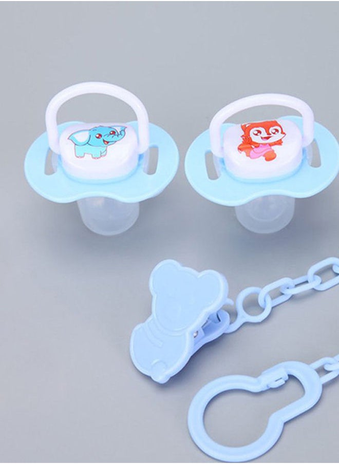 NIBEMINENT - 3-Piece Cute Cartoon Baby Pacifier Set - Image 1