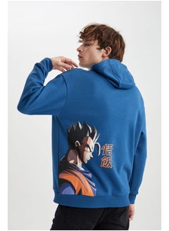 DeFacto Man Boxy Fit Hooded Long Sleeve Dragon Ball Boxy Sweatshirt  - Image 1