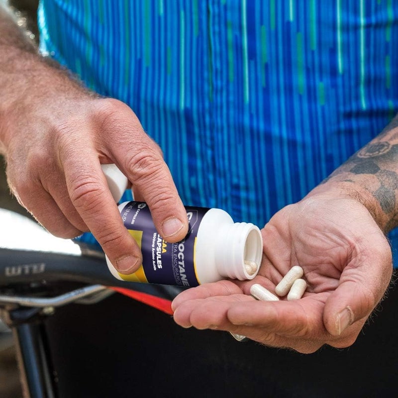 GU Energy Roctane Ultra Endurance Branch Chain Amino Acid and Vitamin B Exercise Recovery CapsulesInformed Choice Energy for Before During or After Any Workout 60Count Bottle - Image 3