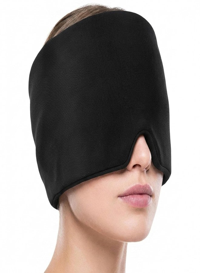 Migraine Relief Cap for Headache & Migraine Pain | Hot & Cold Therapy Cooling Gel Mask | Sinus, Stress, Tension Relief Head Wrap | Reusable Ice Pack Cap for Men & Women - Image 1