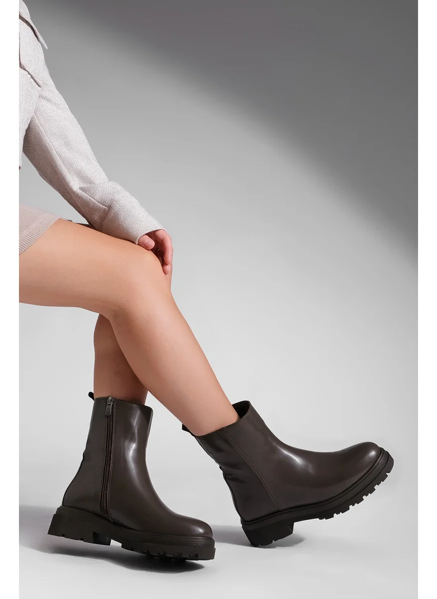 مارجين Women's Skidproof Thick Sole Casual Boots Rintos