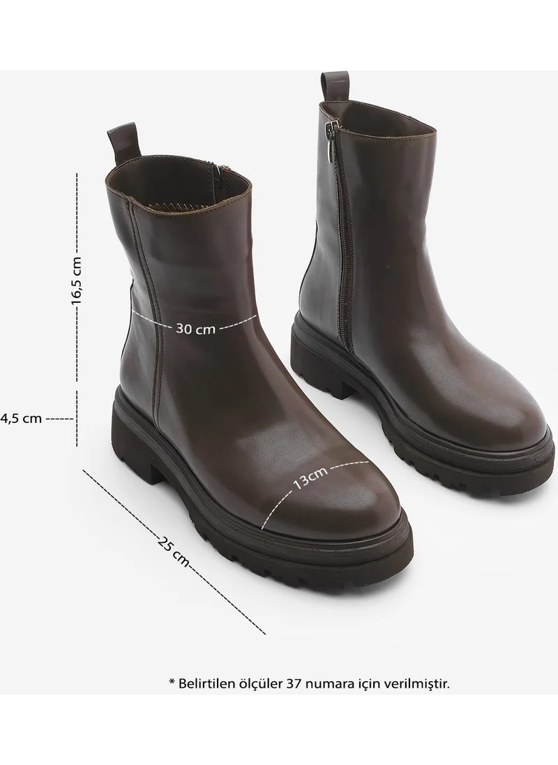 مارجين Women's Skidproof Thick Sole Casual Boots Rintos