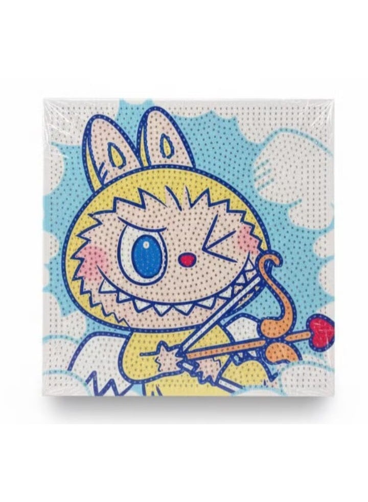 Lapopo Diamond Painting – A world of fun and joy in every detail! Enjoy a colorful and laugh-filled design with the beloved Lapopo character! This 20 x 20 cm painting combines creativity, positive energy, and the sparkle of stones, transforming any space into a vibrant corner. 🎨💎