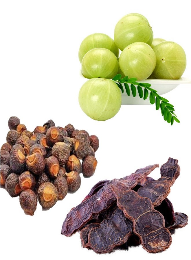 VY VedaYug Amla Reetha Shikakai Bhringraj & Hibiscus Powder Combo Pack For Hair Care & Mask Cleansing & Conditioning (Pack Of 5 100G Each Total 500G) - Image 4