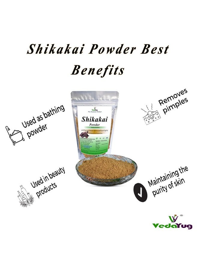 VY VedaYug Amla Reetha Shikakai Bhringraj & Hibiscus Powder Combo Pack For Hair Care & Mask Cleansing & Conditioning (Pack Of 5 100G Each Total 500G) - Image 5