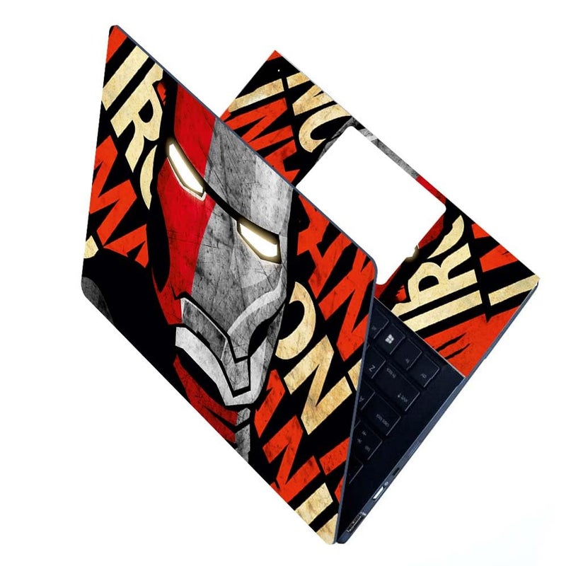 BAEYE Full Laptop Skin Stickers HD Quality Sticker for Laptops Upto 15.6" (Dustproof|Waterproof|Scratchproof|Reusable) - BE IM Angry FL - Image 1