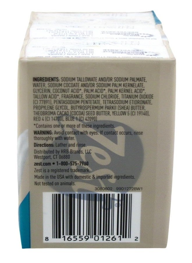 Zest Bath Bars Cocoa Butter Shea bars 3 ea, Chocolate, 4 Fl Oz - Image 4