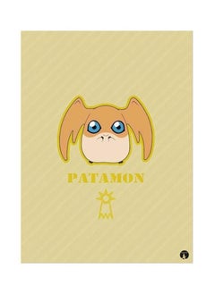 RKN Metal Plate Of The Anime Diliman Poster Yellow Orange/Blue 