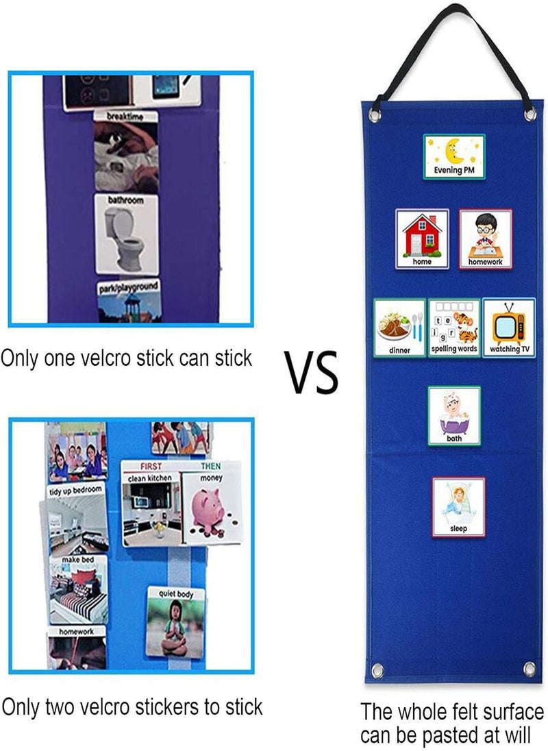 GGOOT - 70 Pieces Visual Schedule Cards, Kids Daily Routine Cards Home Chore Chart for Toddlers, Visual Timetable for School, Children Planner Chart Week Schedule Card for Home School - Image 1