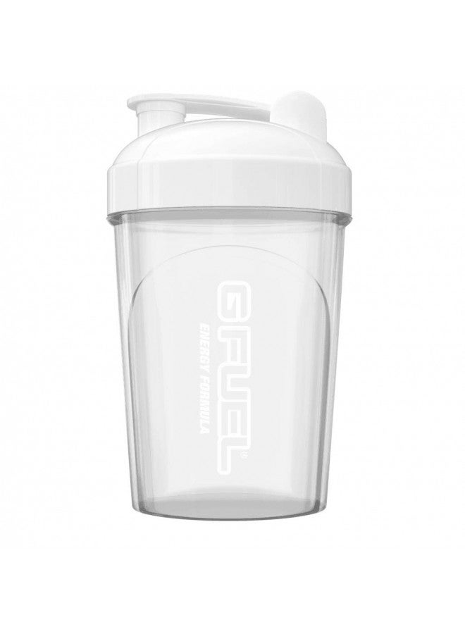 G Fuel G Fuel Winter White Shaker Bottle, Drink Mixer for Pre Workout, Protein Shake, Smoothie Mix, Meal Replacement Shakes, Energy Powder and More, Blender Cup, Portable Safe, BPA Free Plastic - 16 oz 