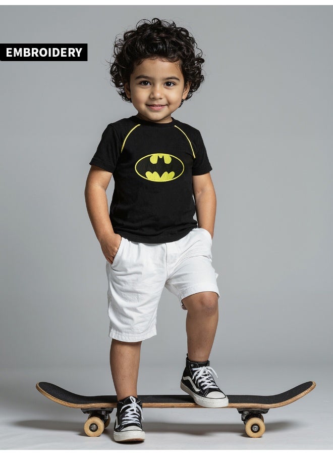 The Souled Store Batman T-Shirt & Joggers Set for Kids - Image 1