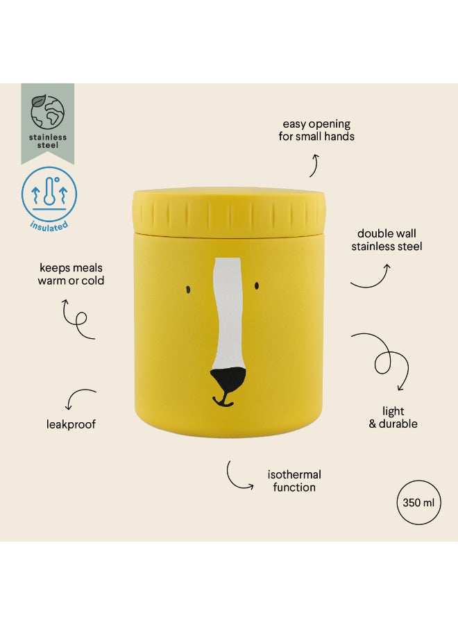 Trixie Double Wall Insulated Food Jar - 350ml - Mr. Lion - Image 3
